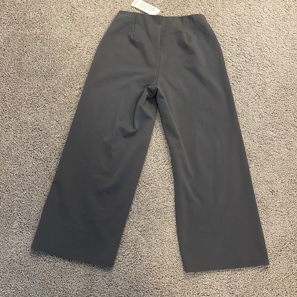 Eileen Fisher wide leg capris xxs slate gray NWT - Picture 5 of 8